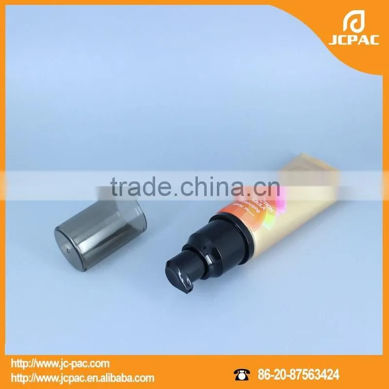 Hot Stamping Plastic Cosmetic Pump Nozzle Tubes, Pump Packaging Tube