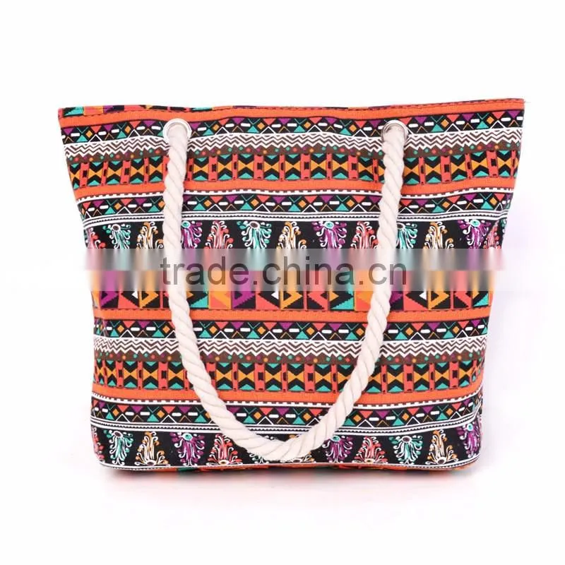 Hot selling cotton canvas tote beach bag bulk