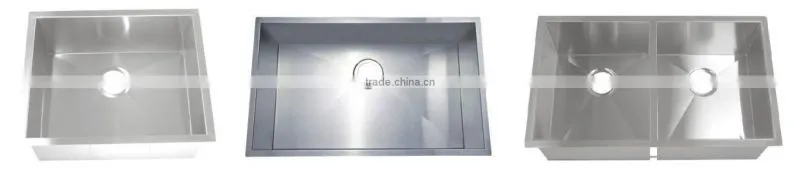 Zero Radius Handmade Stainless Steel Sink 32" x 19" x 10" Double Bowls (cUPC Approved,very competitive price!)