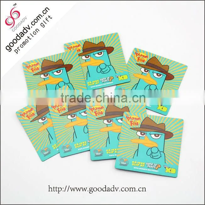 2014 Hot sale lovely cartoon figure model printing cheap fridge magnets / tin fridge magnet