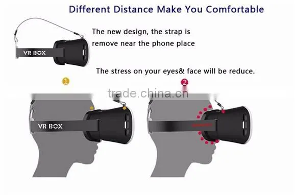 3D VR Box 2nd Virtual Reality Glasses Cardboard Movie Game for Samsung IOS New