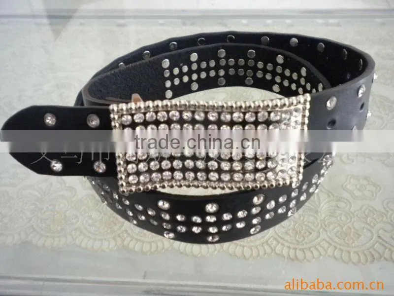 Women fashing belt Pu stud belt