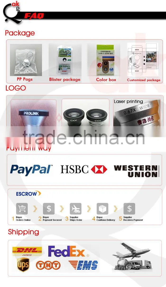China supplier universal clip 3 in 1 lens fisheye wide angle macro mobile phone lens