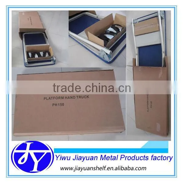 warehouse hand trolley with platform