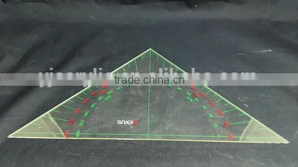 customized clear acrylic ruler