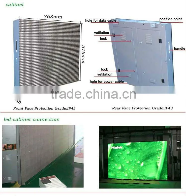 Innovative digital mini led screen P10mm full color with high definition vivid video effect