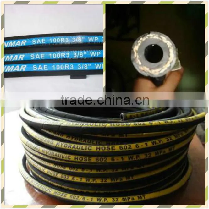 The Lowest Price Best Quality Double Layer Fiber-reinforced Rubber Hose SAE 100 R3
