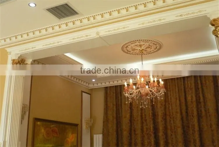 HG5103X polyurethane pu interior decorative moulding with roman columns