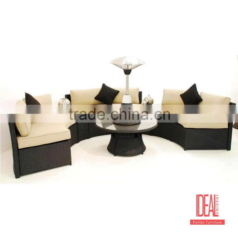 Living room furniture modern sectional 5 seat waterproof sofa set design with table