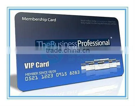 Custom PVC Plastic Card with Embossing Serial Numbers