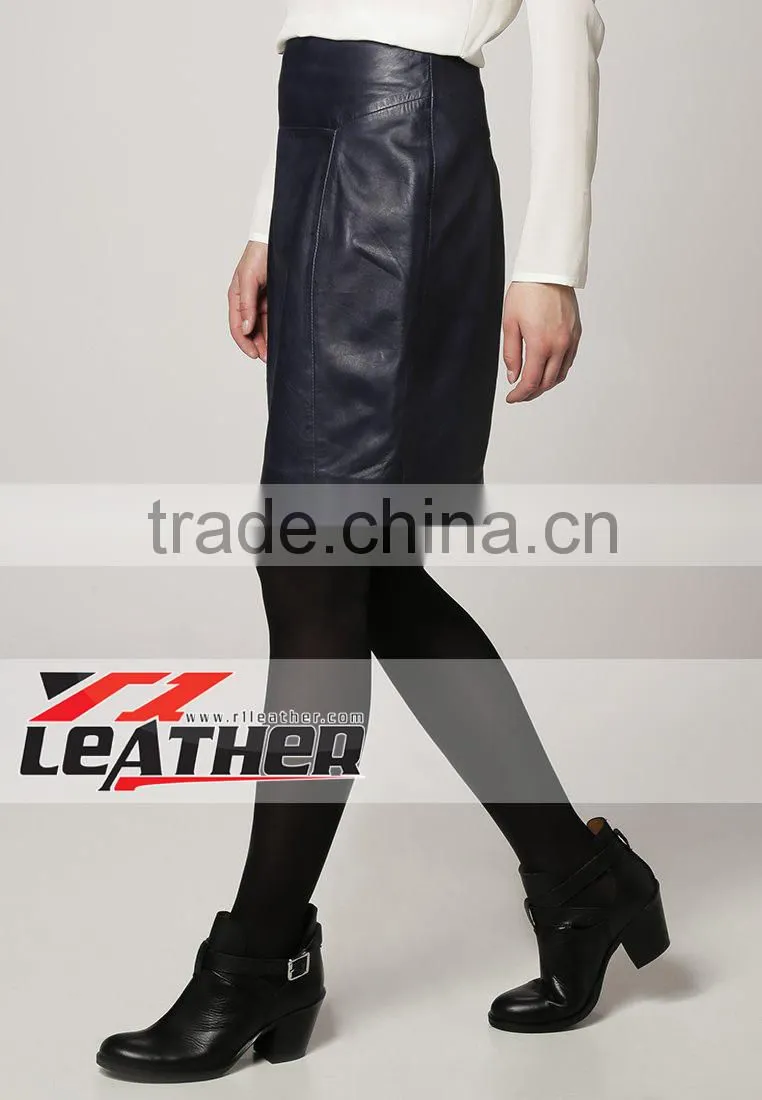 GOTHIC BLACK HIGH WAIST PENCIL PVC CORSET FETISH FAUX LEATHER LADIES SKIRT FOR WOMENS
