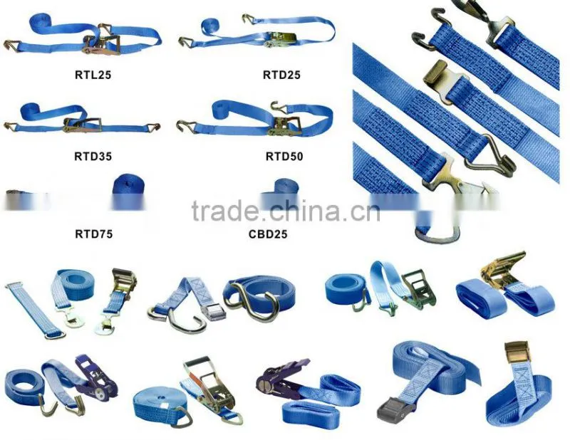 ratchet tensioner/tightener/luggage tie down strap CE&GS approved