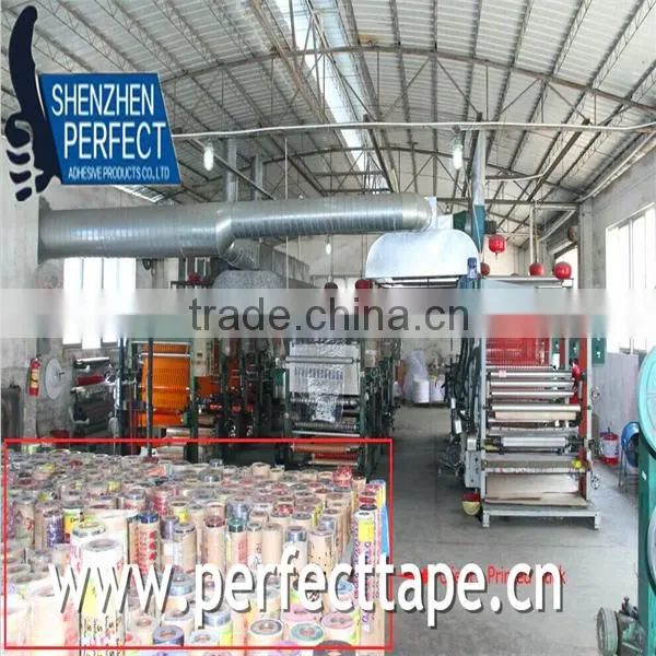 Pressure-sensitive acrylic adhesive BOPP packing tape 50mm x 66m exported to European market