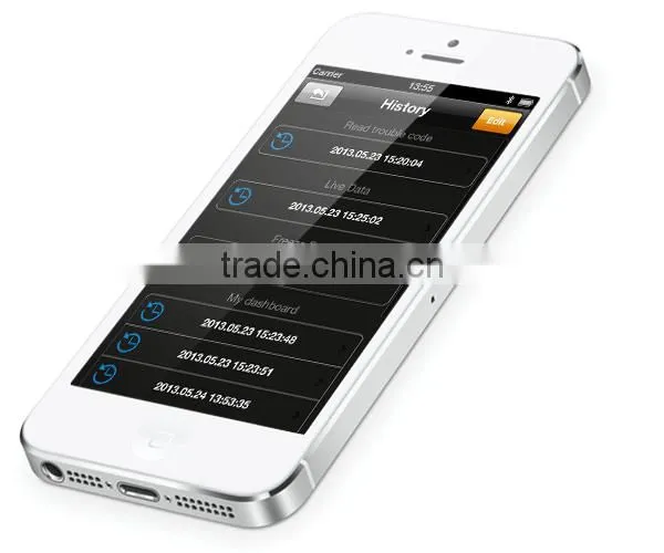 Xtool iOBD2 Sports saloon test tool