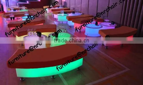 shanghai nightclub led illuminated moree bar table