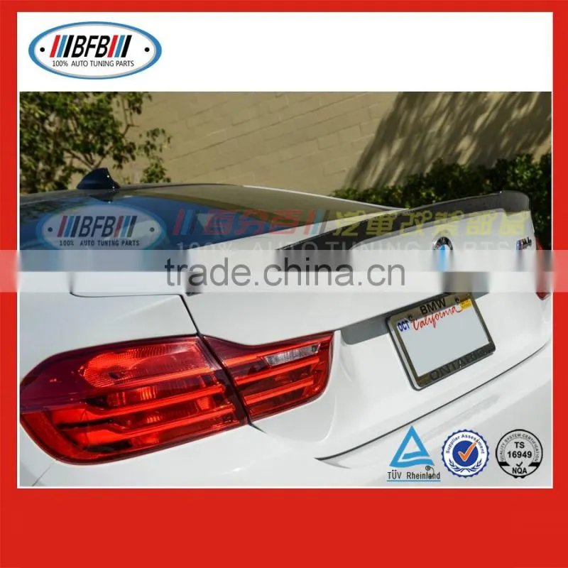 China manufacturer LCI 3 series carbon rear lip spoiler For Bmw F82 M4 2014 2015 2016