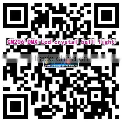 Video! LED Magic Ball with 6pcs 3W RGB LEDs Music Activated Led Effect Light