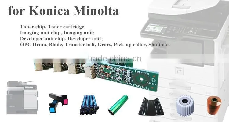 for Konica Minolta Bizhub 160 161 DI1610 toner cartirdge TN113 reset chip