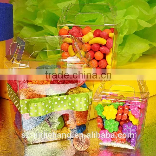 crystal clear PET plastic boxes