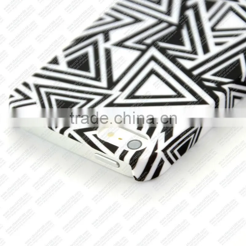 Newest triangle pattern skin for iphone 5g case