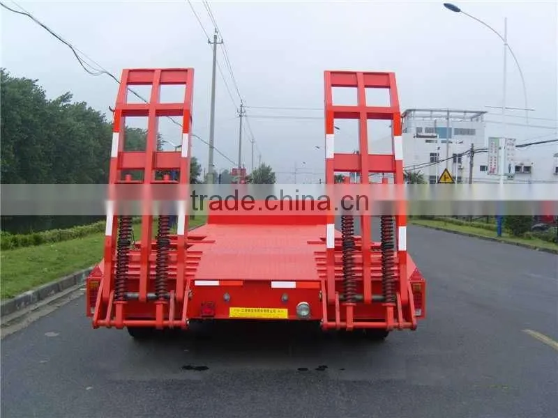 Trailer Manufacturer Three Axles Low Bed Cargo Semi Trailer For Sale