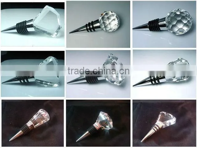 factory wholesale decorative red wine stopper for bottle