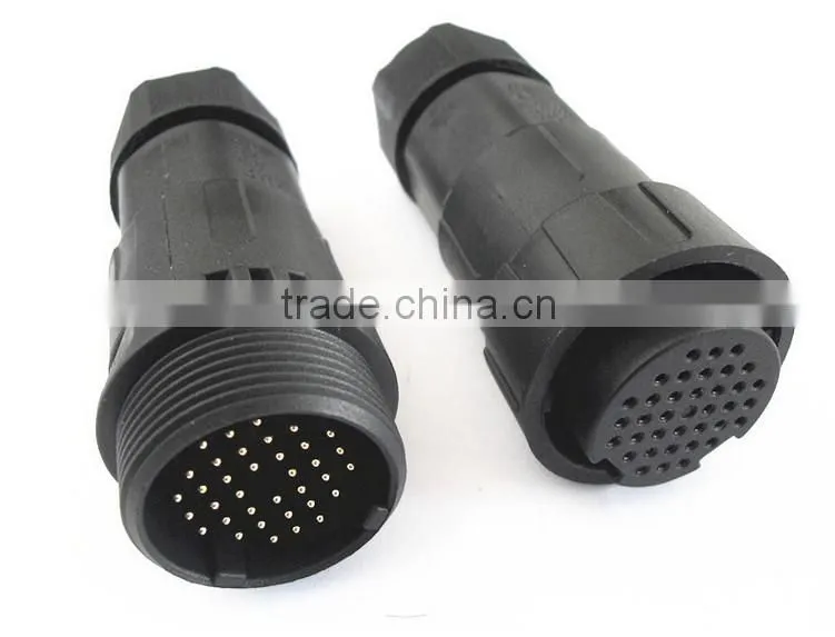 LLT 36 poles IP68 male to female connector