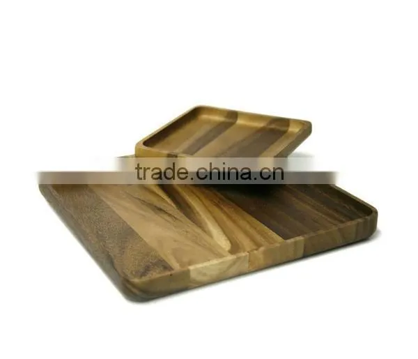 Wooden Round Dishes