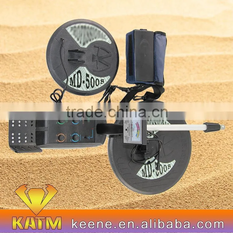 2016 MD-5008 new upgraded version underground pulse induction metal detector with 2 detecting coils