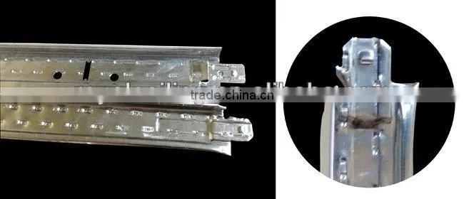 galvanized steel Ceiling T-grids ( Royal-7 lock)