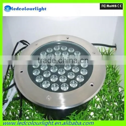 RGB DMX control 18w led underground light/IP68 stainless led underground light
