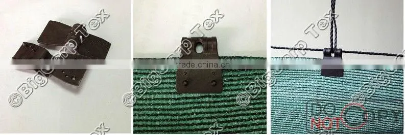 Black plastic clip for shading net (911-A)
