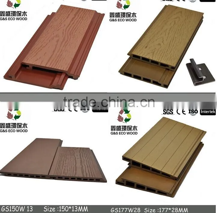 Eco-friendly hot sale wpc wall panel WPC Wall Cladding/WPC Decking Manufacturer