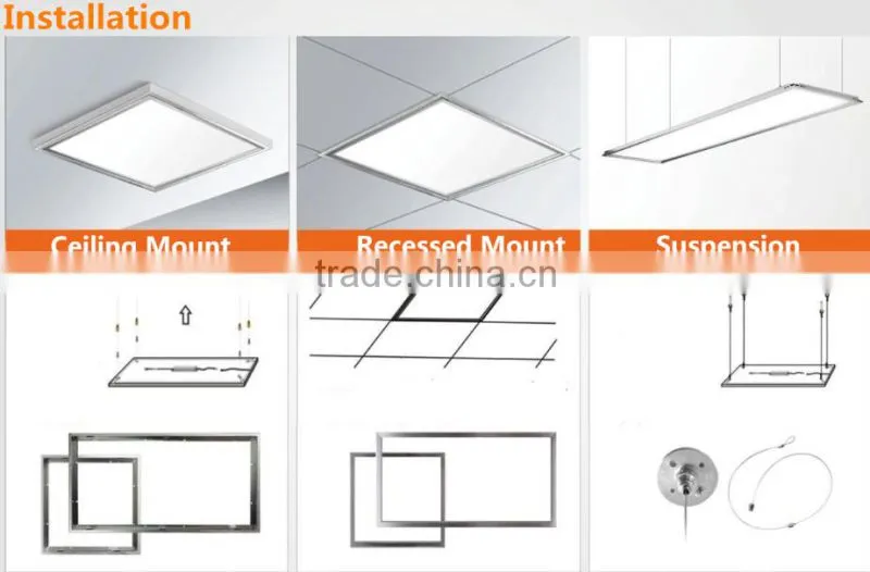 WestDeer UL approved 100lm/w Panel lights 2x2ft Dimmable 5000K 40w flat ceiling mount led lighting