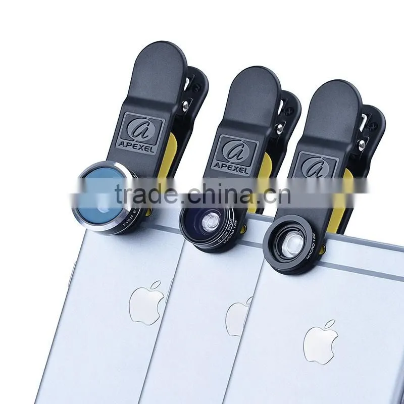 universal smartphone mounting kit one plus two camera lens for iphone 7 6s plus mobil phone