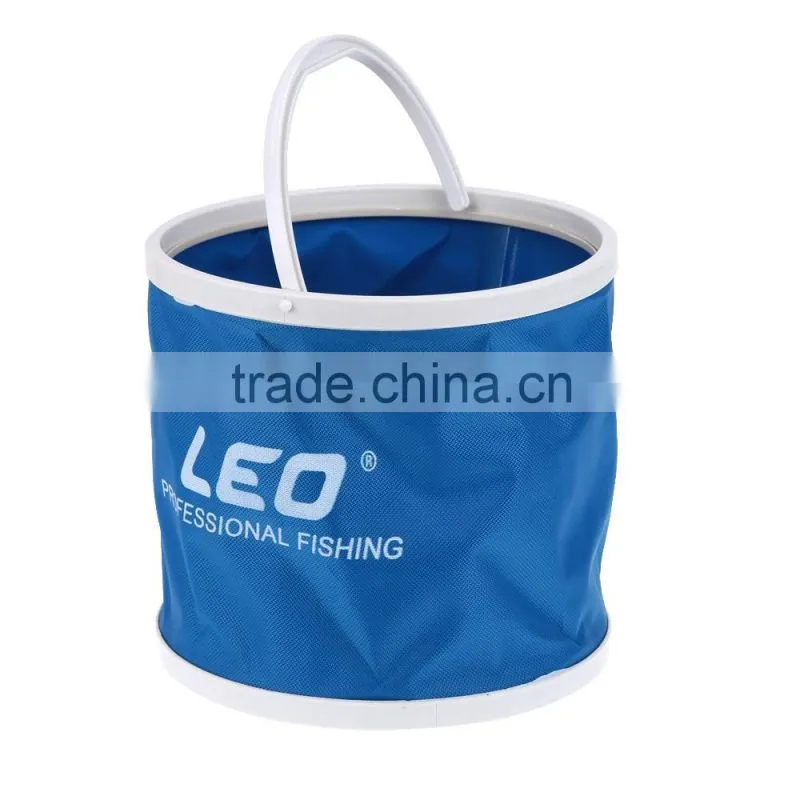 Canvas Folding Bucket Outdoor Portable Fishing Bucket Fishing Tackle