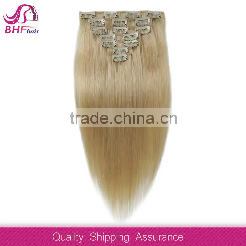 100 Real Remy Human Hair Extension Clip Ons