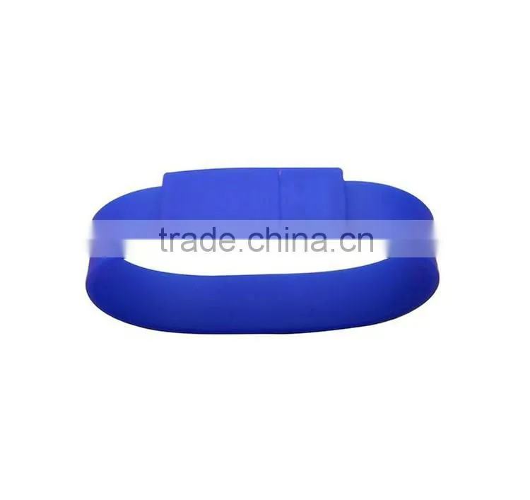 Wholesale Cheap Price Bulk Silicone USB Flash Drive Bracelet Free Sample