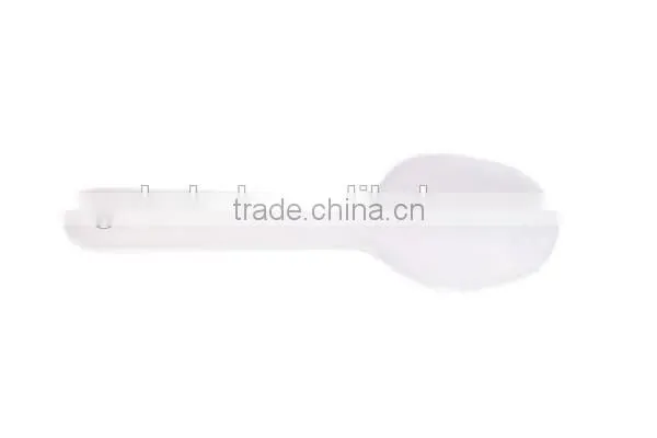 CH-S01 food serviece PS material disposable ice cream spoon for ice cream mousse pudding