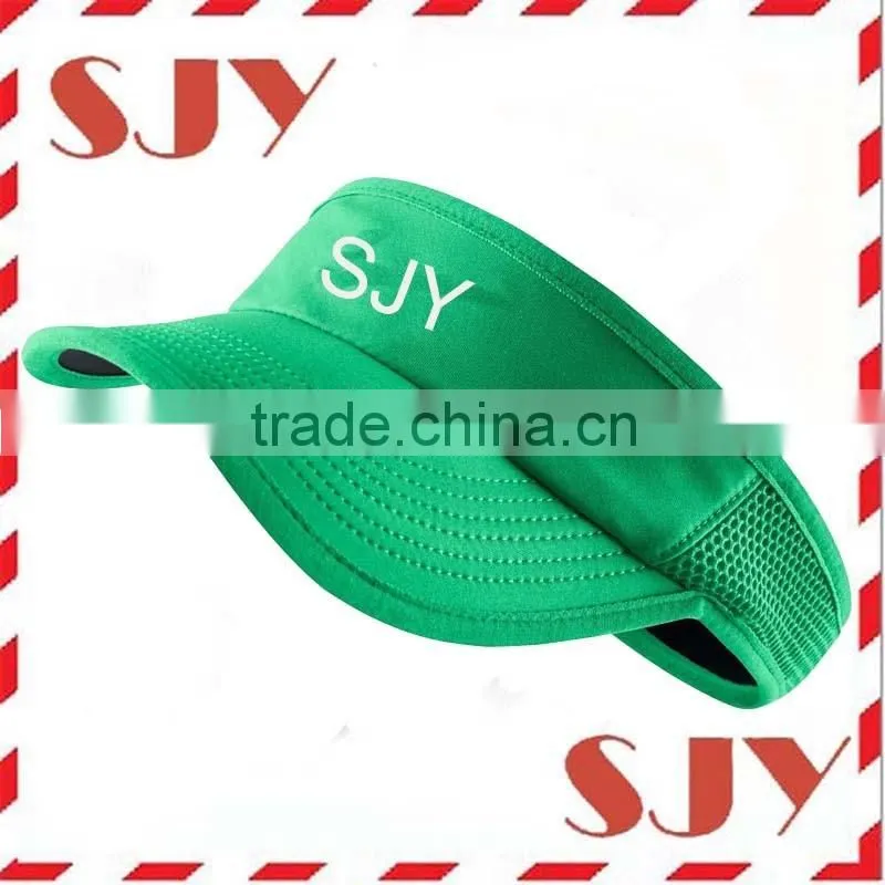 100%Polyester Custom Dri Fit Mesh Tennis Visor Hat
