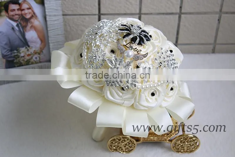 2016 latest handmade graceful bride flower bouquet