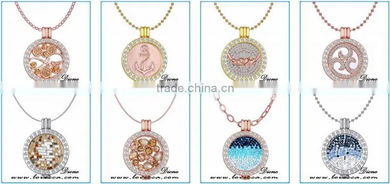 Latest Fashion Coins Changeable DIY Engraved Coin Necklace