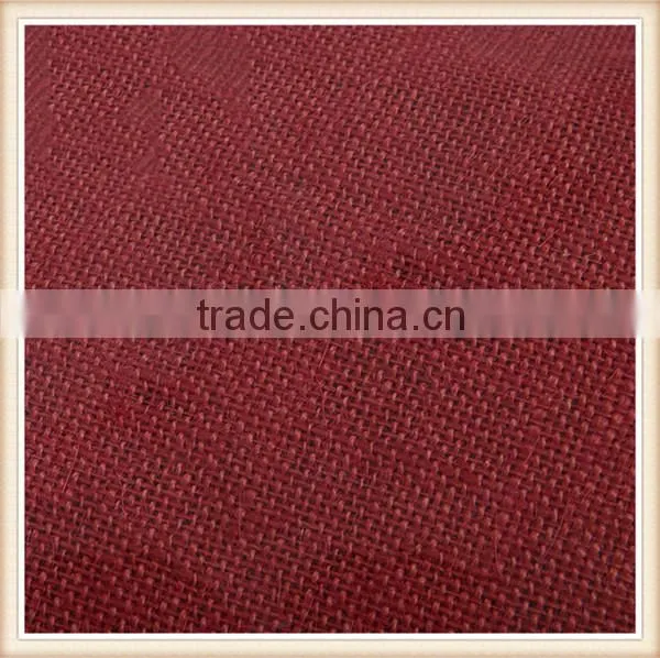 Factory direct sale plain jute bag with pvc pocket