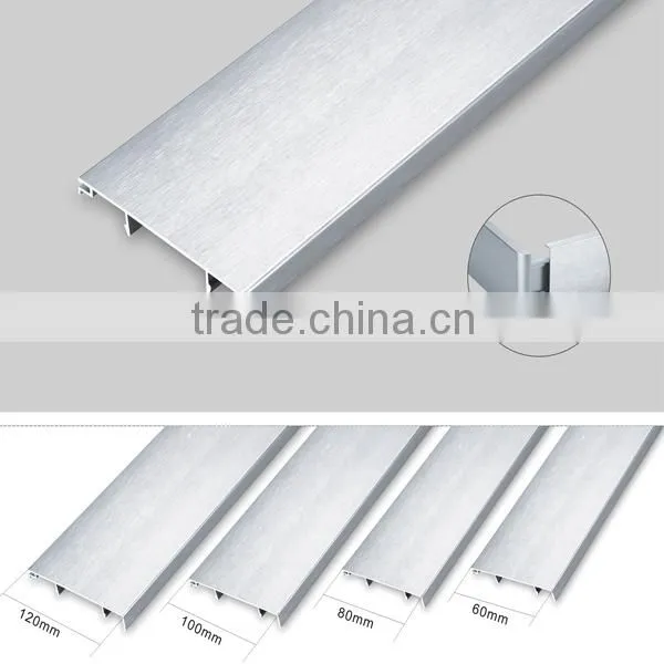 Aluminum Skirting Board for Wall Edge Corners