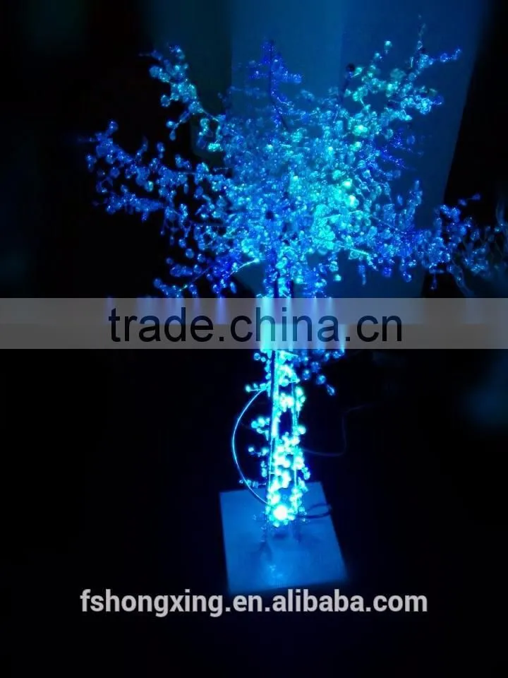 new elagant tall LED lighting crystal wish trees for wedding evening decoration