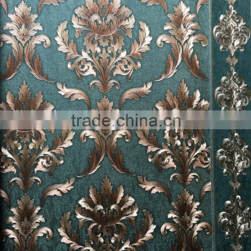 Korea modern flower pvc wallpaper