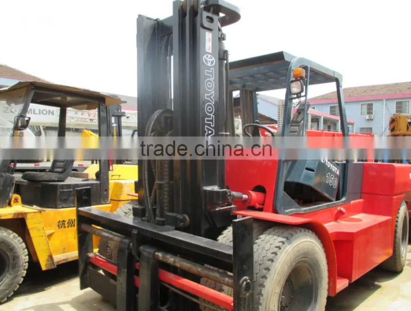 Toyota diesel forklift 15 ton, 7FG150, FD150-7, used toyota forklift 15 ton