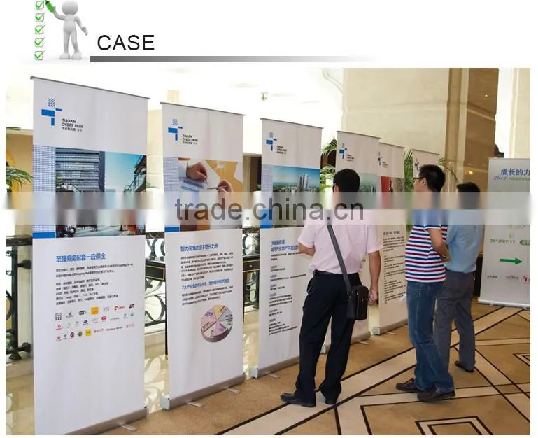 promotion custom trading show roll up banner stand
