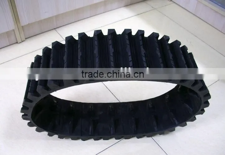 Small robot rubber track,wheelchair rubber track