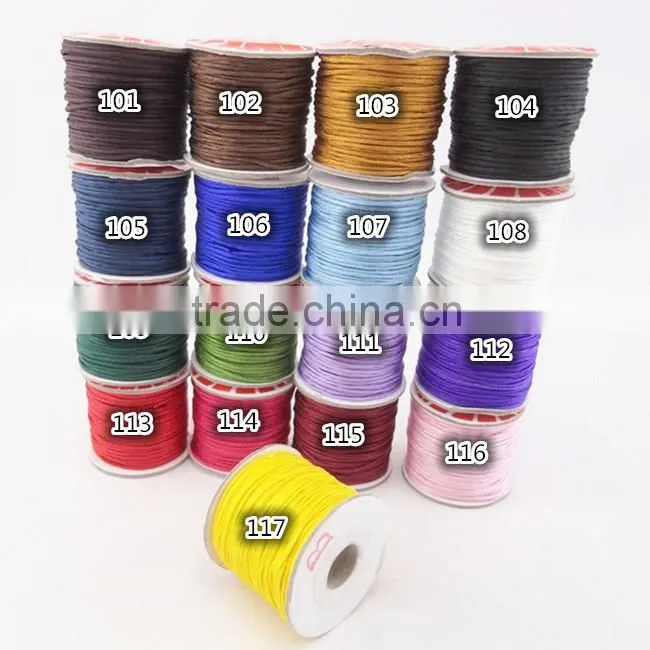 1.5mm red bracelet nylon cord